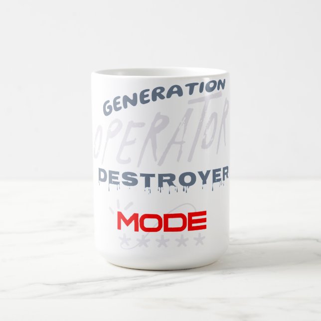 Mug Mode Opérateur de Génération Mode Destructeur (Centre)