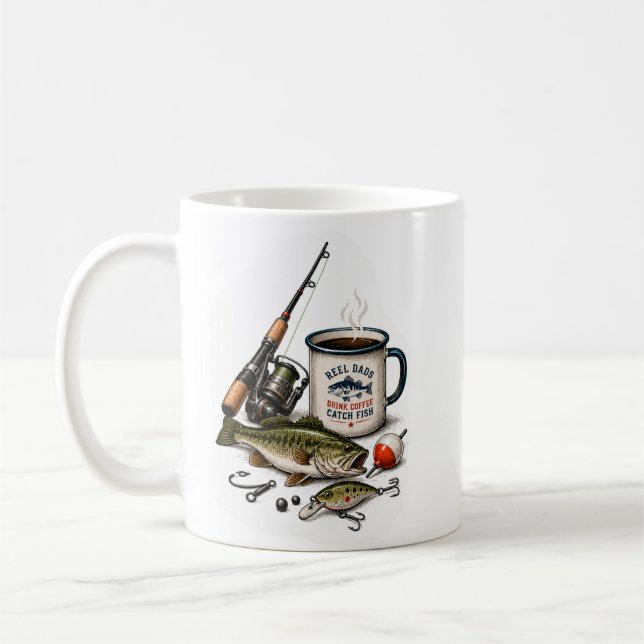 Mug Mode Papa Pêcheur (Gauche)