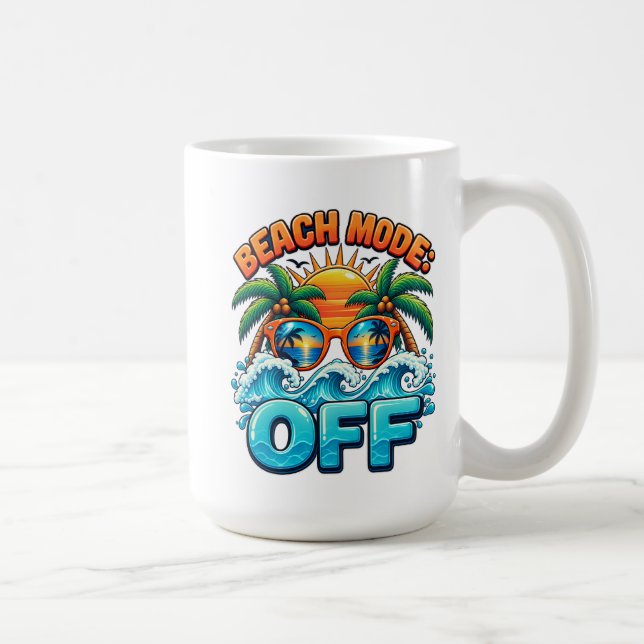Mug Mode Plage : Désactivé — Pourchassant un Dernier C (Droite)