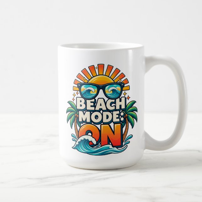 Mug Mode Plage : Prêt (Droite)