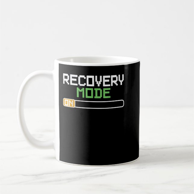 Mug Mode Récupération Sur Obtenir Bien Cadeaux Drôle B (Gauche)