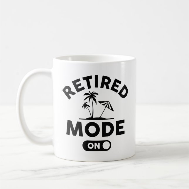 Mug Mode Retraité activé (Gauche)