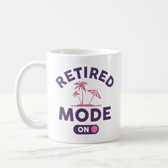 Mug Mode Retraité activé (Gauche)