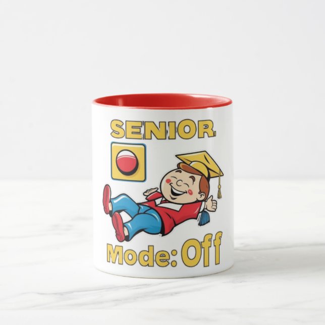 Mug Mode Senior Désactivé Détendeur Diplômé (Centre)