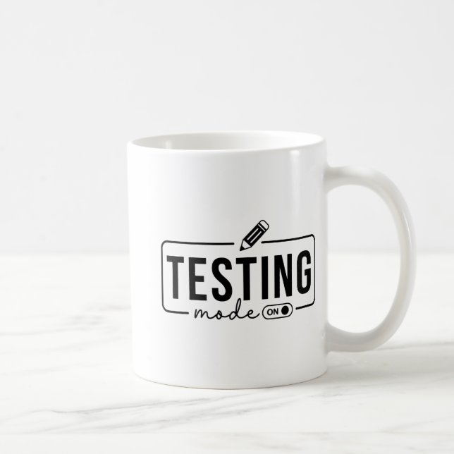 Mug Mode Test De Chemise D'Enseignant De Jour Sur Les  (Droite)