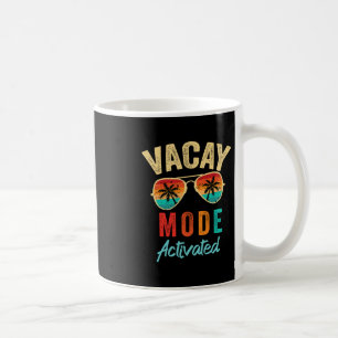 Mug Mode Vacances Activé Vacances Été Croisière Séjour