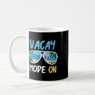 Mug Mode Vacances Drôles Mignonnes Activé Vacances D'é