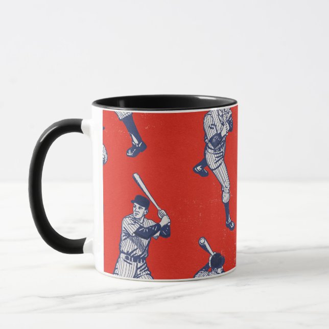 Mug Modèle de baseball vintage (Gauche)