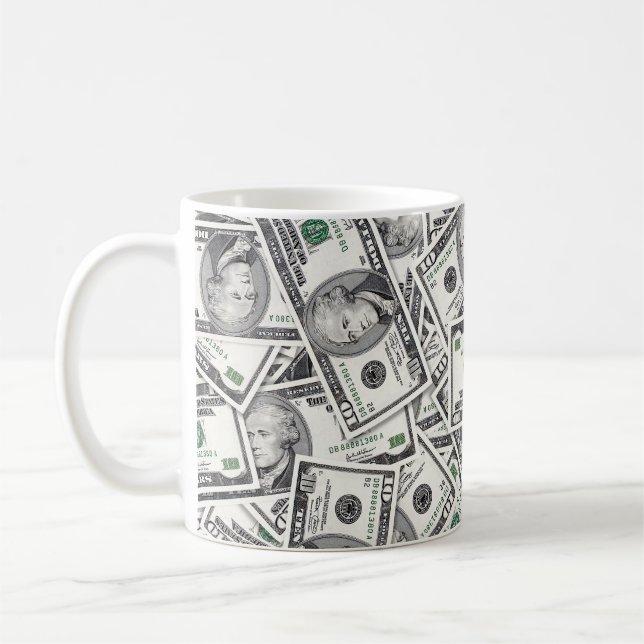 Mug Modèle de billet de 10 dollars (Gauche)