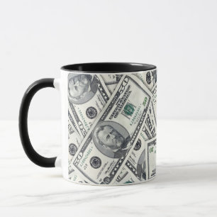 Mug Modèle de billet de cinquante dollars