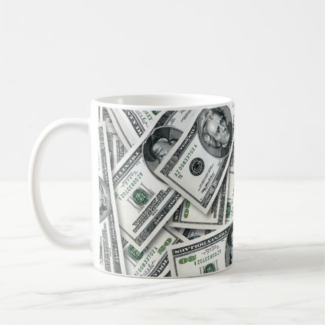 Mug Modèle de billet de vingt dollars (Gauche)