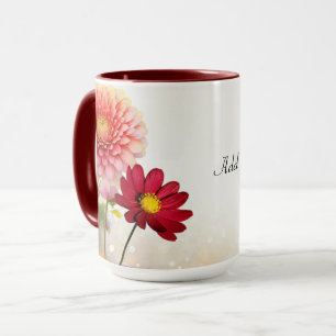 Mug Modèle de bouquet de fleurs,