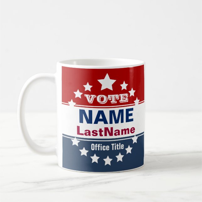 Mug Modèle de campagne personnalisé (Gauche)