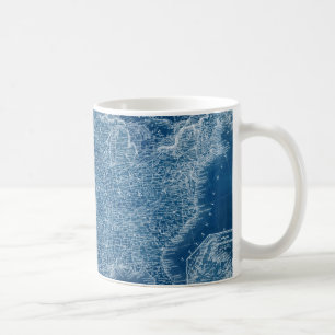 Mug Modèle de carte des USA