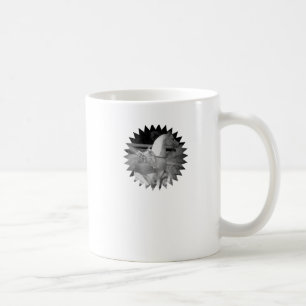 Mug Modèle de cheval vintage Starburst ? Noir et blanc