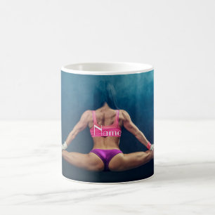 Mug Modèle de condition physique féminine Split Thunde