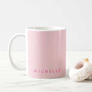 Mug Modèle de couleur de texte personnalisé élégant Ro