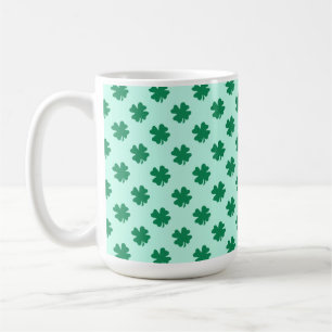 Mug Modèle de feuille de trèfle de la Saint-Patrick