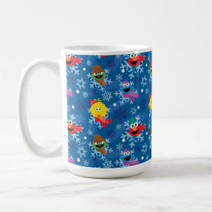 Mug Modèle de flocon de neige d'hiver de Sesame Street