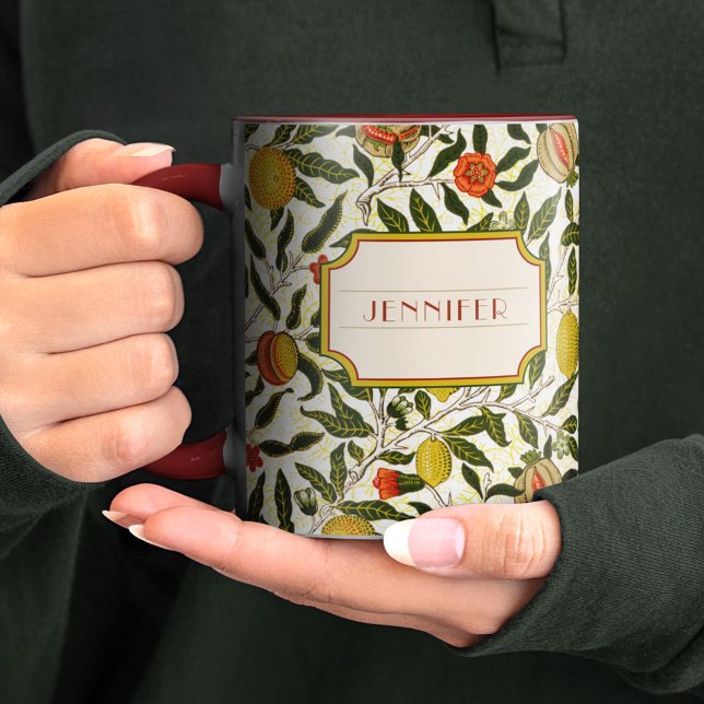 Mug Modèle de grenade William Morris Lemons (Créateur téléchargé)