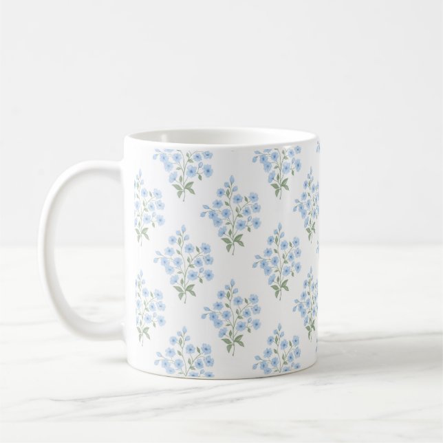 Mug Modèle de pays anglais avec fleurs de parfumerie (Gauche)