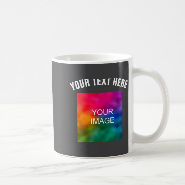Mug Modèle de photo de téléchargement de texte Garçons (Droite)