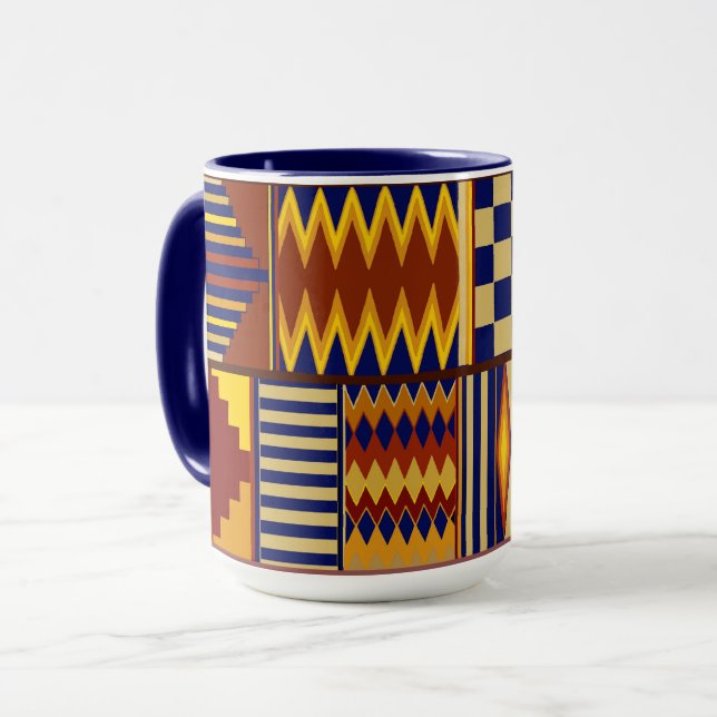 Mug Modèle de tapis de prière Kilim (Devant gauche)