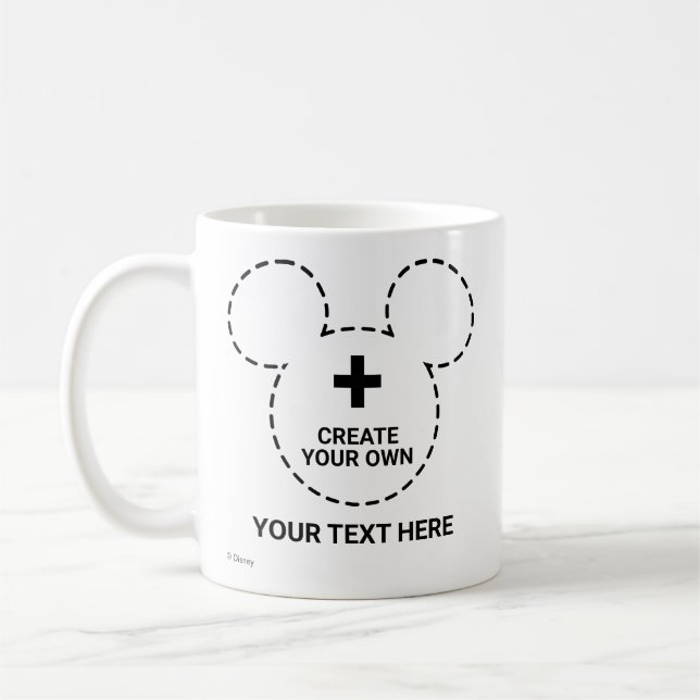 Mug Modèle de texte (Gauche)