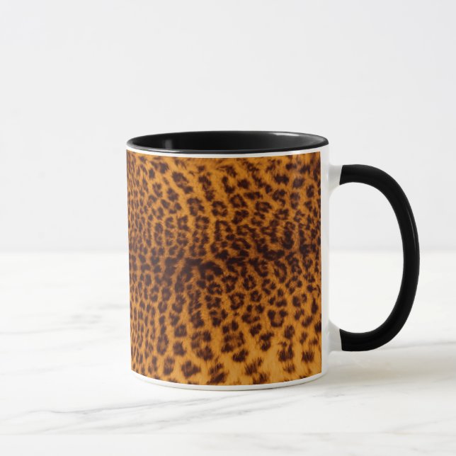 Mug Modèle de texture de peau repéré par noir (Droite)