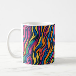 Mug Modèle de zèbre arc-en-ciel Abstrait