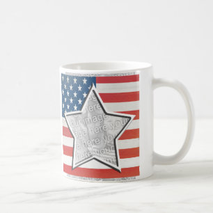 Mug Modèle d'étoile de drapeau américain