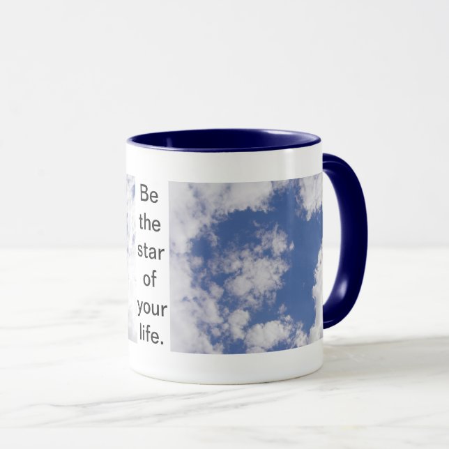 Mug Modèle d'images Cloud Stars (Devant droit)