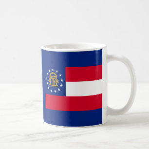Mug Modèle du drapeau de l'État de Géorgie