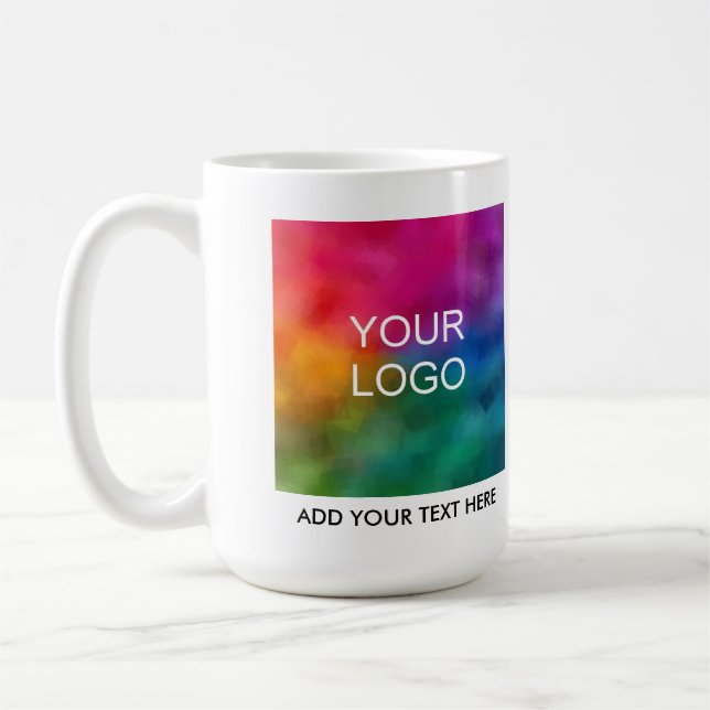 Mug Modèle élégant moderne Ajouter un logo d'entrepris (Gauche)