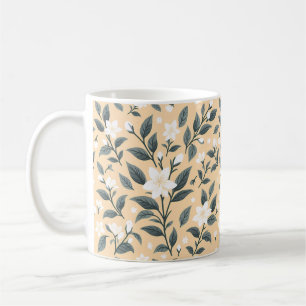 Mug Modèle floral de Jasmin délicat