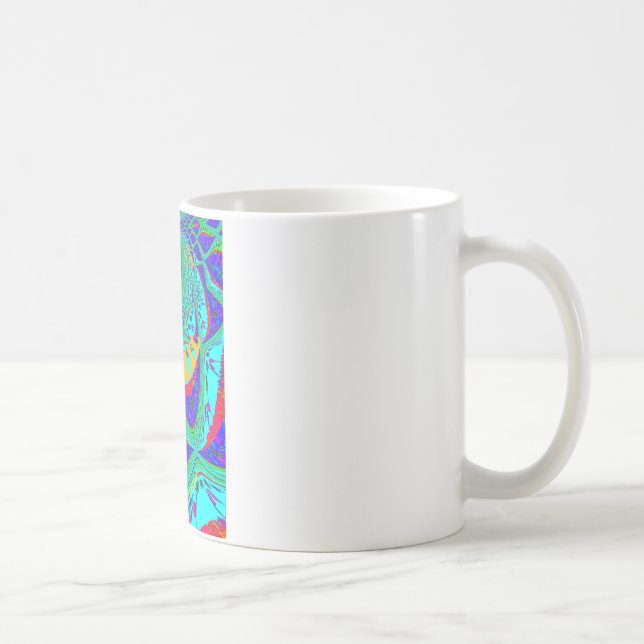 Mug Modèle floral dynamique : Hommage brésilien Manger (Droite)