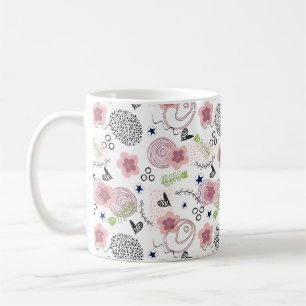 Mug Modèle floral mou