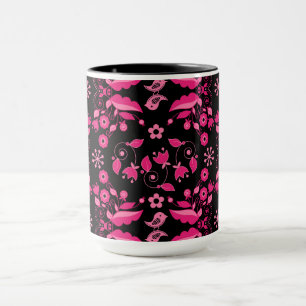 Mug Modèle floral rose moderne scandinave