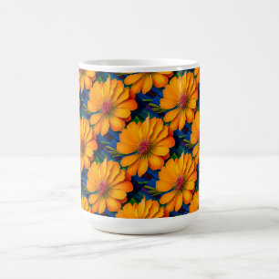Mug Modèle floral rose saumon