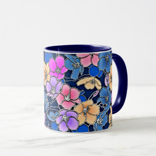 Mug Modèle floral stylistique 46
