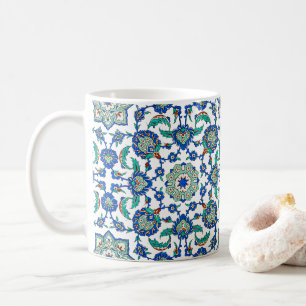 Mug Modèle Floral Turc Ottoman Complet Iznik