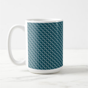 Mug MODÈLE FLORAL turquoise BLUE DIAMOND