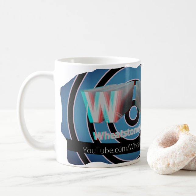 Mug Modèle officiel WheatstoneHolmes YouTube stéréosco (Avec donut)