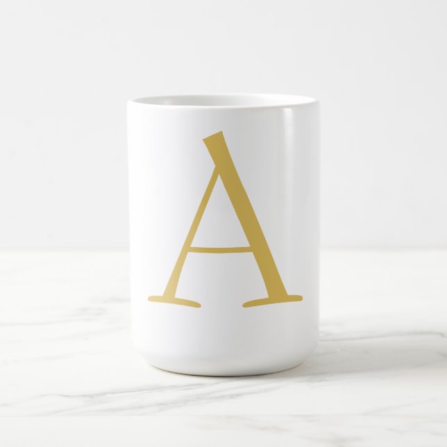 Mug Modèle personnalisé professionnel de monogramme de (Centre)