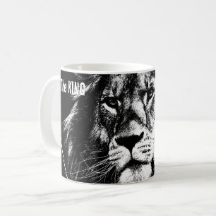 Mug Modèle Pop Art Animaux Lion Face Au Roi