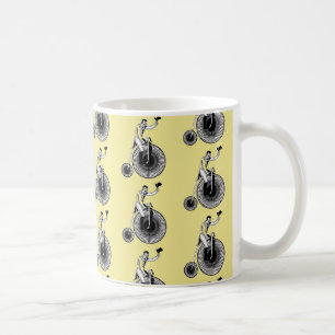 Mug Modèle T Penny Farthing Classic - noir et blanc