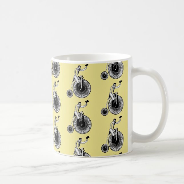 Mug Modèle T Penny Farthing Classic - noir et blanc (Droite)