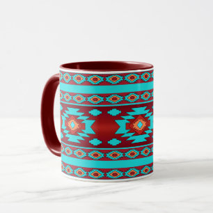 Mug Modèle tribal ethnique du sud-ouest