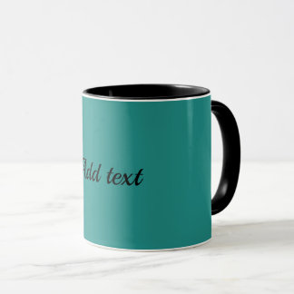 Mug Modèle Turquoise foncé moyen-moyen