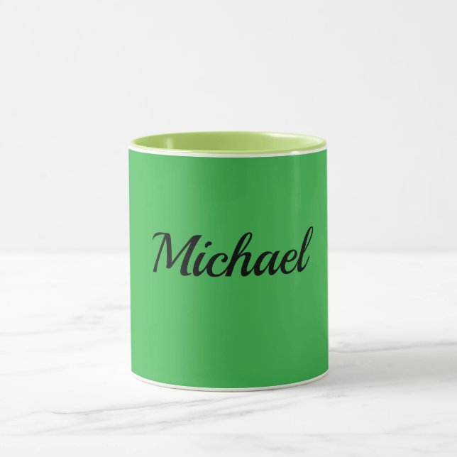 Mug Modèle vert et vert chartreuse (Centre)